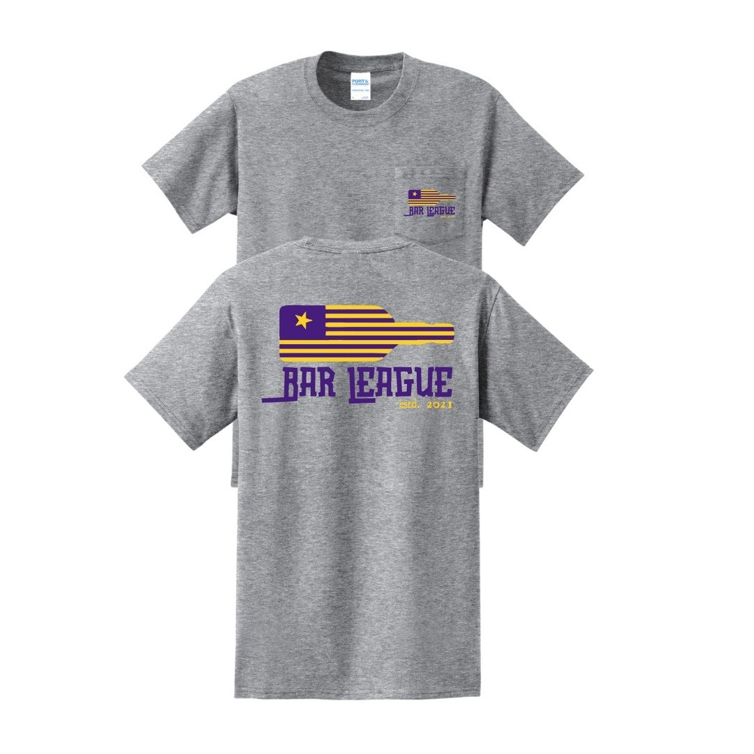 BL Colorways LSU Gray Shortsleeve